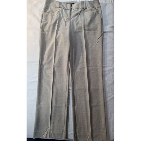 APT. 9 Beige Dress Slacks 6P Modern Fit Career Pants Stretch Business Wear - Picture 4 of 12